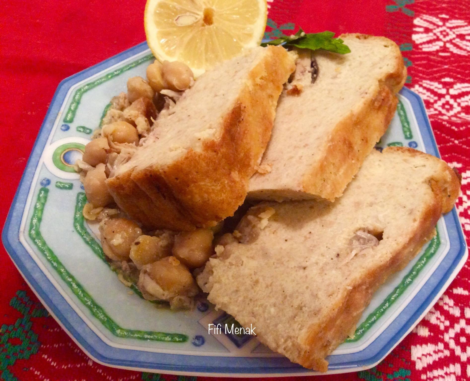 La KETAFIA (Soufflé algérois en sauce blanche)