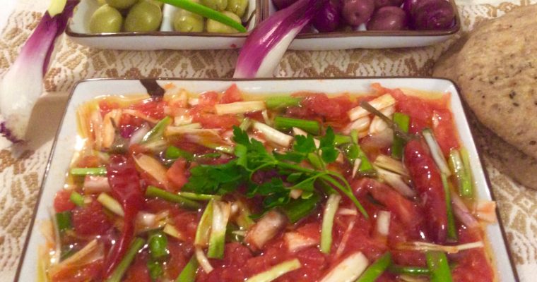 Salade crête de coq (Chouchette Esserdouk)