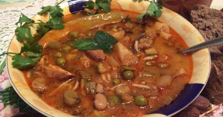 Chorba mqatfa de Koléa